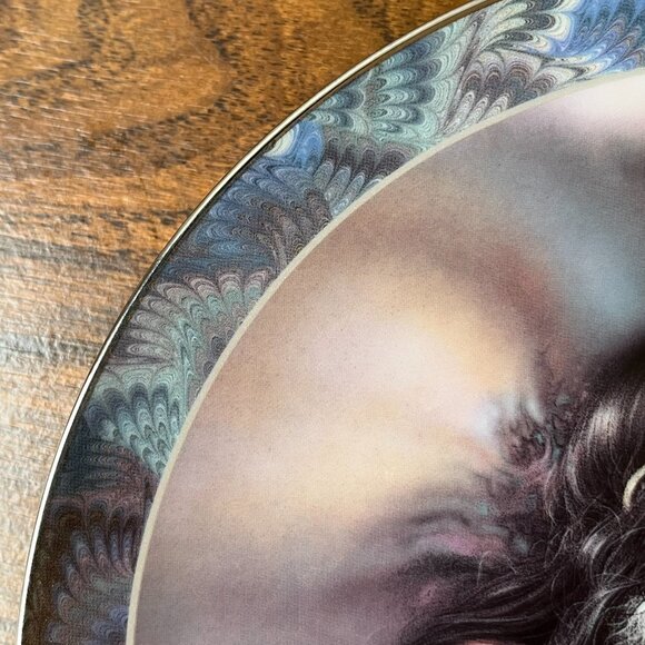 Lee Bogle The Lovers Plate #1 in Soul Mates Collection Native American 1995 - Picture 5 of 9